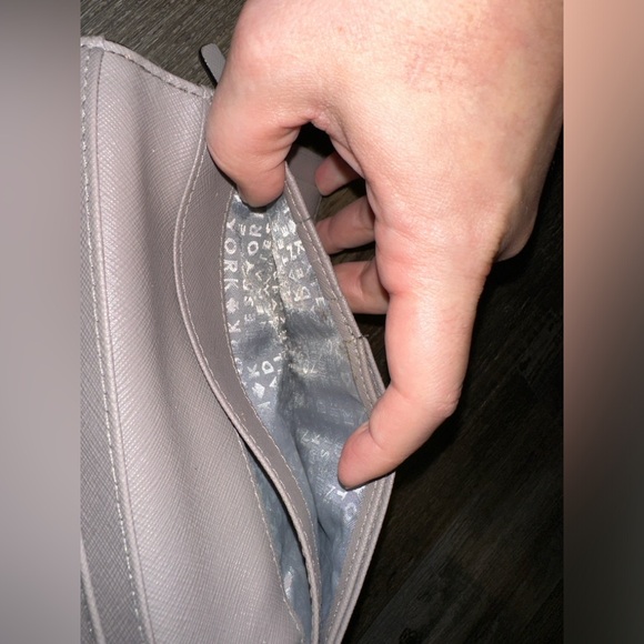 Warm Gray Kate Spade Cameron Large Slim Bifold Wallet - Picture 8 of 8